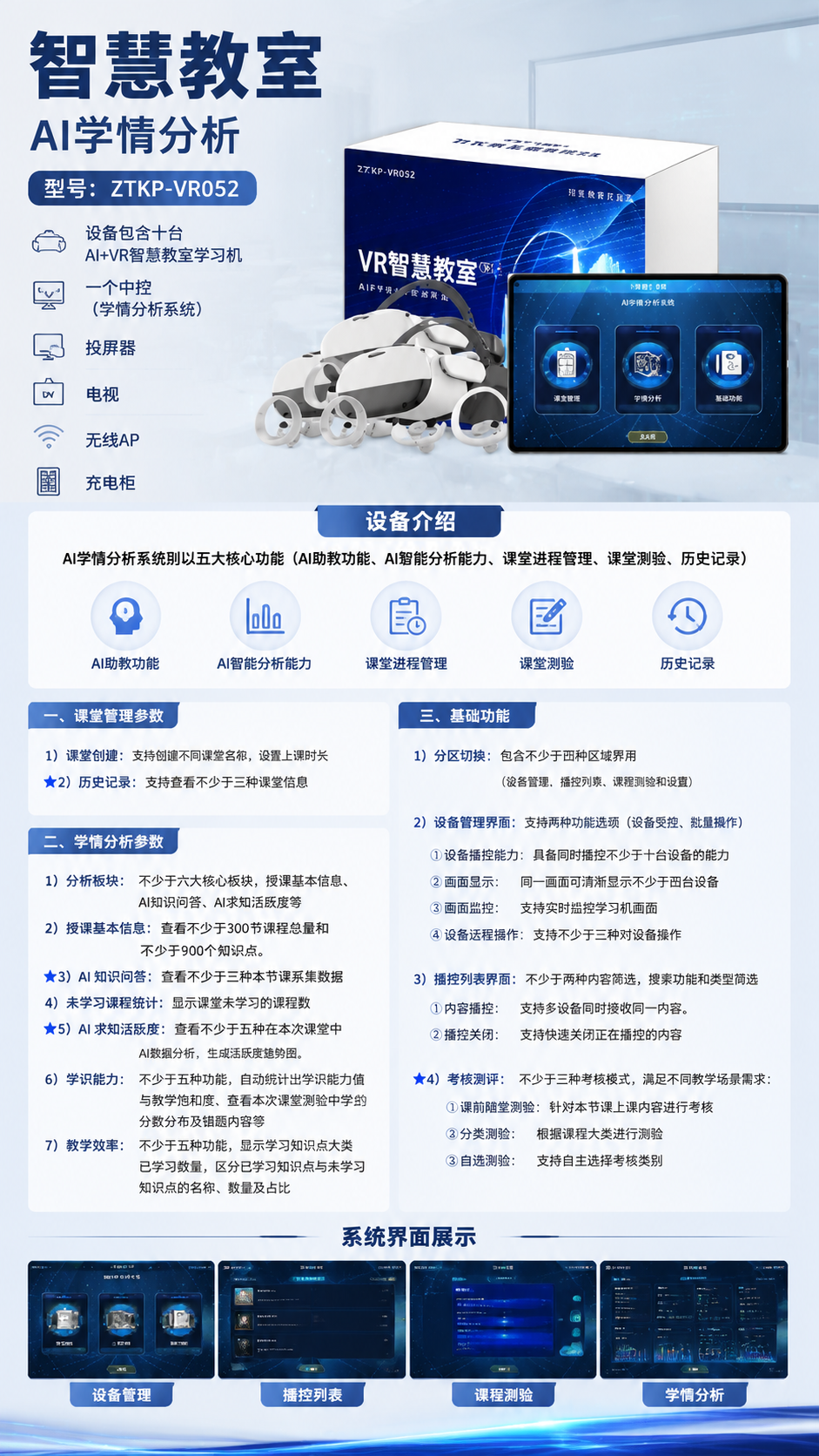 智慧教室 AI学情分析详情图 1